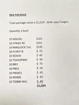 Bea Package (new/old Stock) Over $1,000 Value. Fixed Price $300.00.
