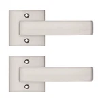 Probrico Of 2 Door Lever Dummy Handle Pack, Satin Nickel. Fixed Price $36.99.