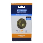 Schlage Double Cylinder Deadbolt Antique Brass Finish B62 609 Keyed Sides. Fixed Price $38.99.