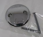 Two-hole Tub Overflow With Screws, Chrome Plated Watco 18002-CP. Fixed Price $16.99.