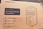 Akagear Ds 10 Keyless Digital Deadbolt Left/right Fingerprint Bluetooth. Fixed Price $25.00.