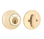 Kwikset 660 Polished Brass Single-cylinder Deadbolt Smartkey + Microban. Fixed Price $9.99.