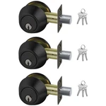 Bestten 3 Pack Keyed Alike Deadbolt, Single Cylinder Entry Door Lock With Sam.... Fixed Price $47.38.