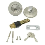 Ap Products 013-222-SS Dead Bolt Lock Set, 1" Throw Stainless Steel,silver. Fixed Price $36.89.