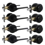 Zevaway Keyed Alike Front Door Handle Deadbolt Set,roundness Heavy Duty D.... Fixed Price $163.51.