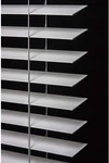 Home Decorators White 2-1/2 In. Premium Cordless Faux Wood Blind 32" 64". Fixed Price $27.99.