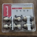 Kwikset Knob Entry Lockset Deadbolt Brushed Nickel Finish Brand New. Fixed Price $30.00.