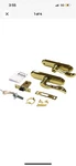Larson M2 Brass Storm Door Leverset CH3020701 092304172682. Fixed Price $48.59.