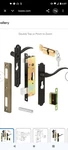 Prime-line Hammered Black Lockable Screen/storm Door Handleset Mortise. Fixed Price $69.99.