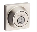 Kwikset 660 Contemporary Square Single Cylinder Smartkey Deadbolt Satin Nickel. Fixed Price $21.49.