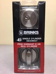 Brinks 23061-119 Push Pull Rotate Satin Nickel Steel Deadbolt. Fixed Price $39.98.