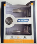 Schlage Accent Lever Keyed Entry Door Lock Deadbolt Combo Pack Satin Nickel. Fixed Price $77.99.
