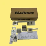 For Parts Kwikset San Clemente Front Door Lock Handle & Deadbolt 64483-003 #5241. Fixed Price $29.89.