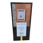 Baldwin 93800-016 Prestige Torrey Pines Low Profile Square Deadbolt Satin Nickel. Fixed Price $32.95.