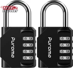 Puroma 2 Pack Combination For Locker 4 Digit Outdoor Waterproof Padlock. Fixed Price $18.61.