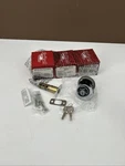 Pack Kwikset Chrome Adjustable Latch Double Cylinder Deadbolt 96659-003. Fixed Price $33.99.