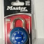Master Anti-shim Combination PADLOCK-BLUE-#1528DTGT-TOUGH Under Fire. Fixed Price $13.61.