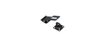 National Hardware N305987 V32 4-1/2" Swivel Staple Safety Hasp Black Finish. Fixed Price $12.71.