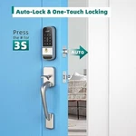 Keyless Entry Door Lock, Uyf Deadbolt With Touchscreen Keypads, Front. Fixed Price $92.20.