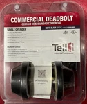 New Commercial Single Cyclinder Deadbolt Kit - Black Finish CL500055. Fixed Price $45.99.