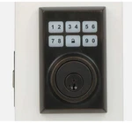 Kwikset Smartcode 909 Square Venetian Bronze Electronic Entry Keyless Deadbolt. Fixed Price $139.99.