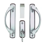 Andersen Newbury 2 Panel Gliding Door Hardware Set Brushed Chrome. Fixed Price $412.20.