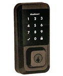 Kwikset Electronic Deadbolt Halo Touchscreen Wifi Smart Lock, Venetian Bronze. Fixed Price $119.99.