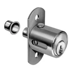 C8142-101-26D Ka Sliding Door Lock, Pin Tumbler, 1-1/8" Cylinder Length, Satin. Fixed Price $83.56.