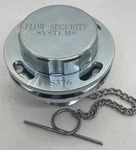 Flow Security System FSS376 Locking Fuel Tank Cap 2" Male Threads Chrome **new**. Fixed Price $49.95.