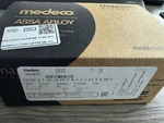 Medeco Maxum Deadbolt Satin Chrome Captive Double Cylinder 11C63 With Key. Fixed Price $159.00.