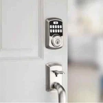 Kwikset 99420-001 Aura Bluetooth Programmable Keypad Door Lock. Fixed Price $91.19.