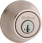 Kwikset 660 15 Smt Single Cylinder Deadbolt With Smartkey - Satin Nickel. Fixed Price $8.99.