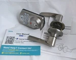 Veise Fingerprint Door Lock With 2 Lever Handles - Keyless Entry Deadbolt. Fixed Price $38.50.