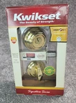 Kwikset Keyed One Side Deadbolt Smartkey In Polished Brass 99800-087 3 Smt. Fixed Price $19.97.