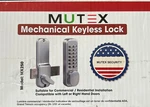 Mutex MX250 Mechanical Keypad Surface Mount Deadbolt 14 Digit Keyless Entry. Fixed Price $70.00.