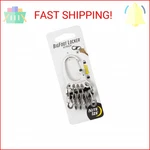 Nite Ize KLKBF-11-R6 Bigfoot Locker Keyrack, Carabiner Chain With 5 Stainless. Fixed Price $21.05.