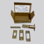 Signature Hardware Deadbolt Set 2-3/4" Satin Brass DBOLT-LATCH-234-SBS. Fixed Price $12.36.