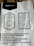 Amazonbasics AB-DH500-OR Keypad Deadbolt. Fixed Price $30.00.