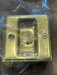 Deltana SDLA325U3 Adjustable Pocket Door Privacy Lock 1/4 Tall In Brass Read. Fixed Price $18.00.