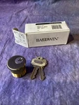 Baldwin Brass Mortise Lock Cylinder 8324.151 Antique Nickel Keys. Fixed Price $34.99.
