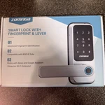 Zomnua Smart Lock With Finger Print & Lever (X0040SZRVL Silver) Brand New!!!. Fixed Price $98.97.