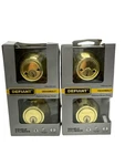 Defiant Double Cylinder Deadbolt Polished Brass Finish 1008 974 342 New Lot Of. Fixed Price $24.95.