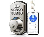 Veise VE012W Built-in Wifi Fingerprint Smart Lock Satin Nickel Door. Fixed Price $44.20.