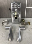 Schlage FE595 626 Camelot Keypad Lock And Accent Levers Nickel Finish. Fixed Price $99.05.
