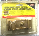8006 3 Way,mag Security Key Night Latch ,lock,home,new In Pack. Fixed Price $9.28.