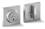 Berlin Modisch Single Cylinder Deadbolt Lock Slim Square For Front Door Moder.... Fixed Price $50.10.