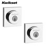 Kwikset - 159HFL Halifax Deadbolt Double Cylinder Square Rose Polished Chrom. Fixed Price $56.15.