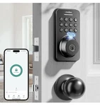 Ulecoce Fingerprint Door Lock Deadbolt Handle Keyless Entry - Matte Black. Fixed Price $49.45.