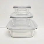 Locknlock Nestable Baking Glass Food Container Set With Lids K310357 Clear. Fixed Price $36.95.