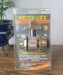 Weiser Lock 9470 Single Cylinder Deadbolt Brass With Keys Usa Made 2-3/8". Fixed Price $25.99.